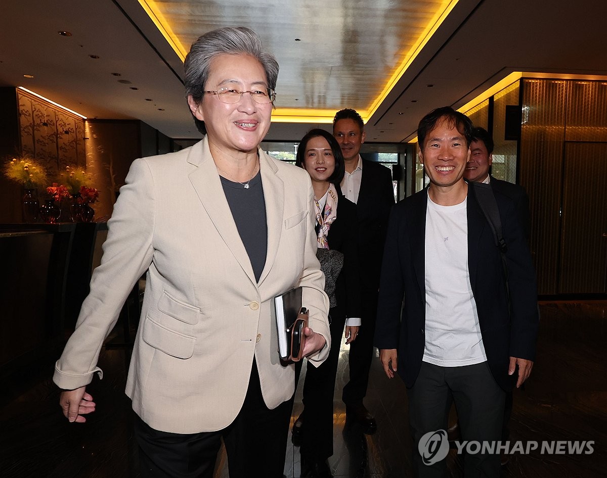 리사 수 AMD CEO "한국 소버린AI 지원"…업스테이지와 협력 확대 | 연합뉴스