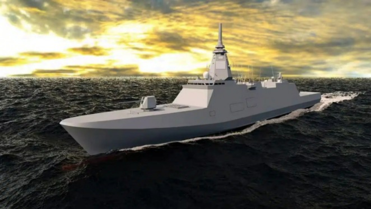 모가미급 호위함의 성능 향상형 상상도