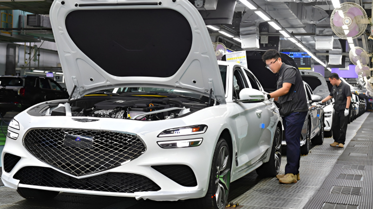 제네시스 내수 판매 전선 경고등