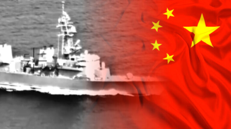 일본 구축함 대만해협 통과