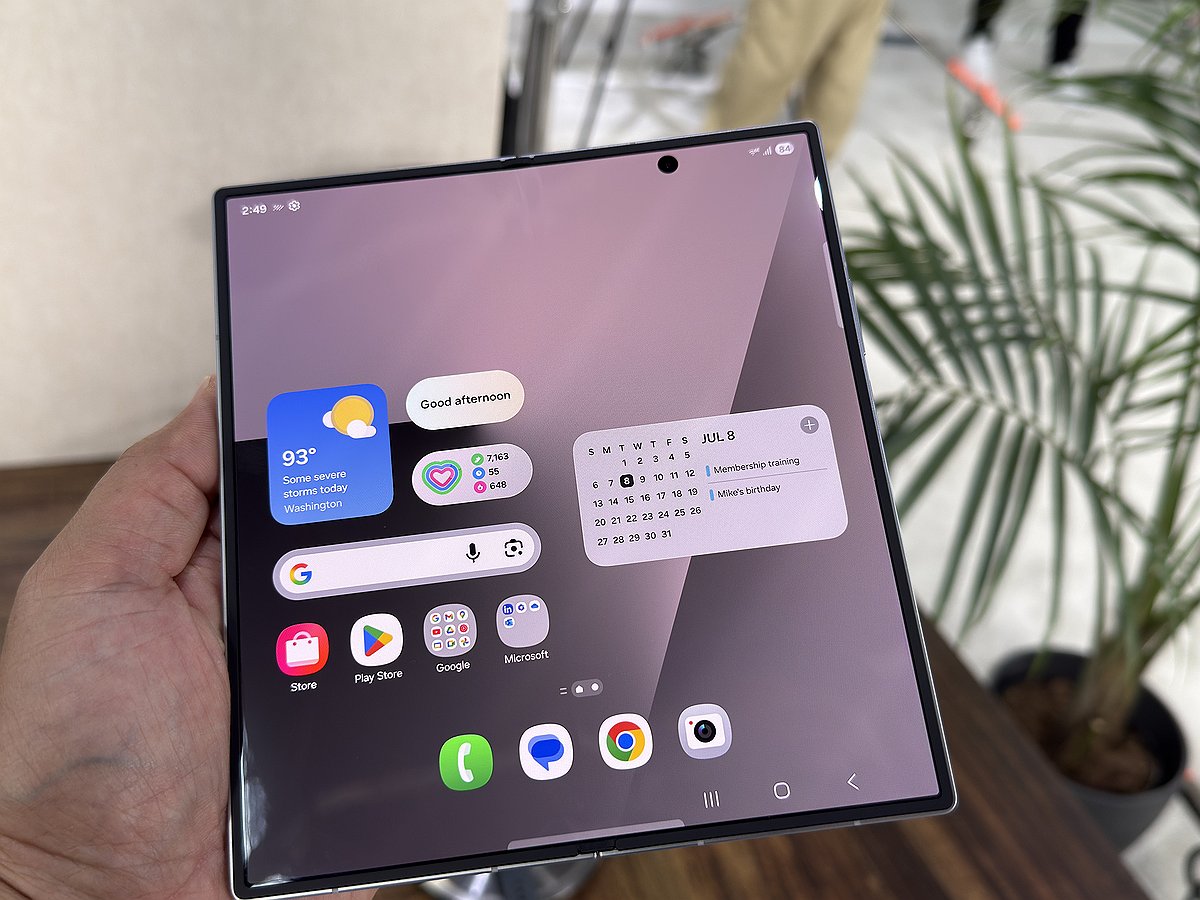 폴더블 주름 완벽해결