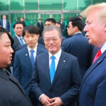 김정은, 문재인, 트럼프