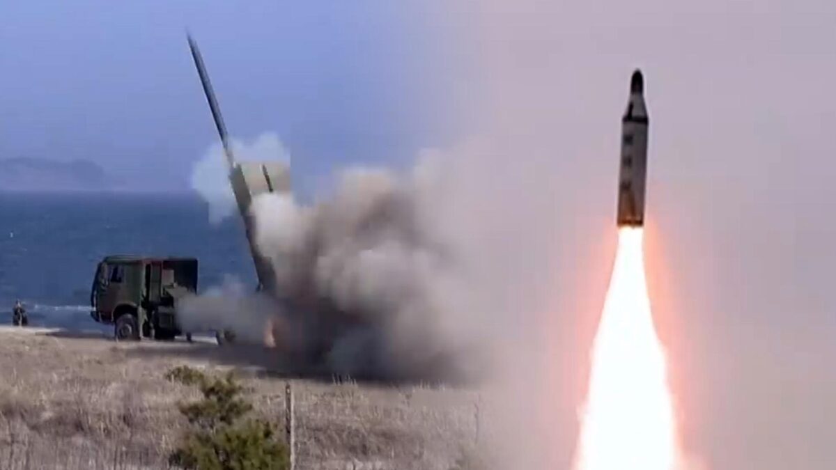 북한 탄도미사일 포착