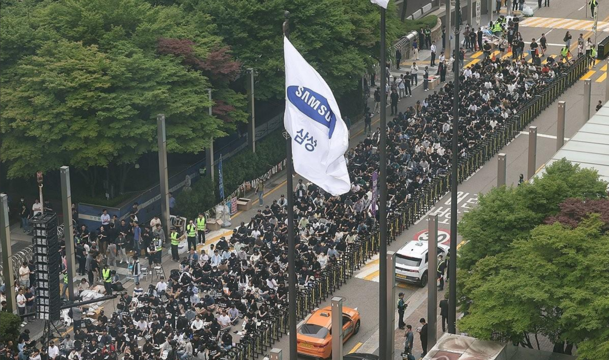 삼성전자 파업 가처분