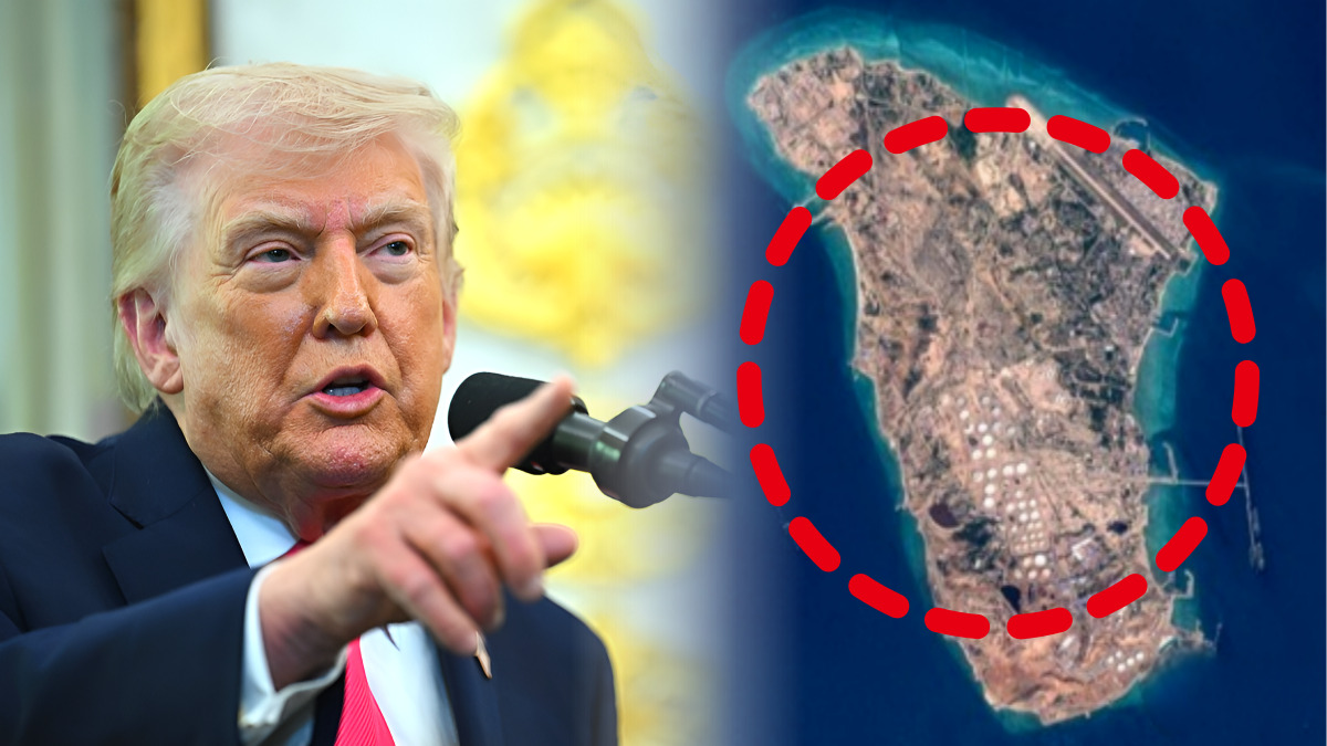 이란 하르그섬, 트럼프