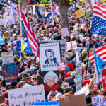 미국 트럼프 '노 킹스' 시위대