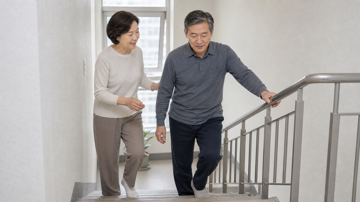 균형 운동 확인