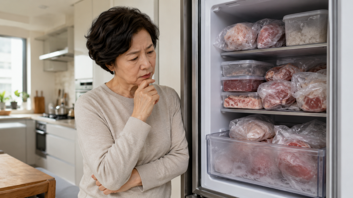 "고기 냉동실에 두면 괜찮다고?"…표면에 '이것' 생기면 아까워도 먹으면 안 됩니다 1 냉동 고기 보관