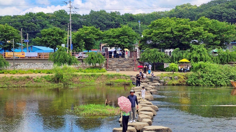 공주 유구 수국정원