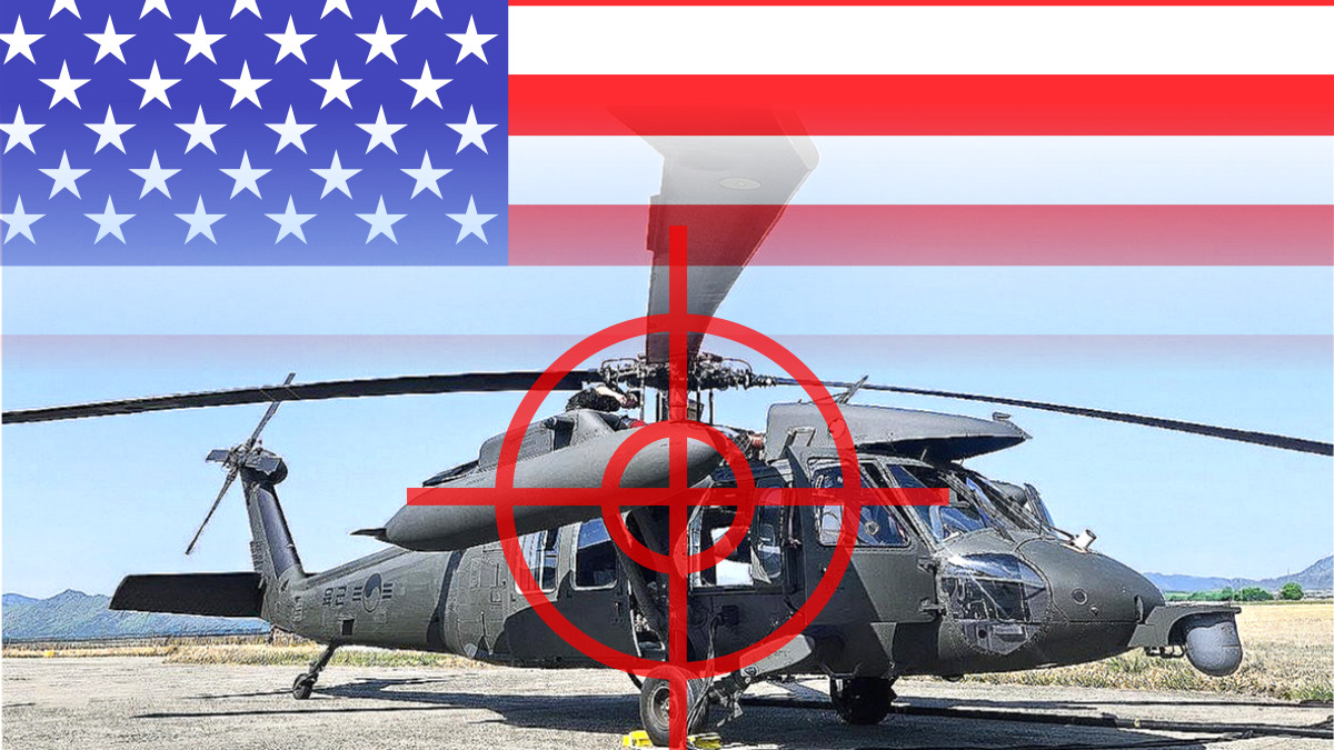 미국 블랙호크(UH-60) 헬기