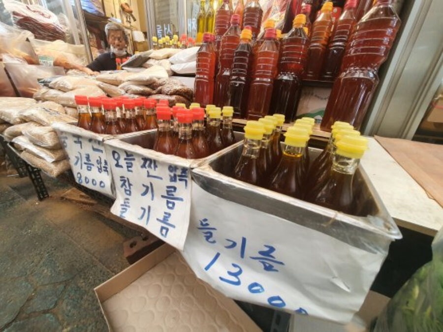 일본 관광객 참기름 및 들기름 구매 열풍