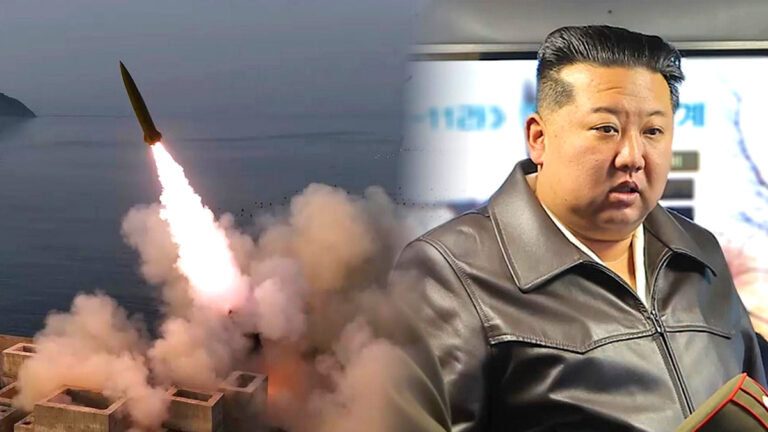 북한, 탄도미사일 집속탄두 시험발사 김정은