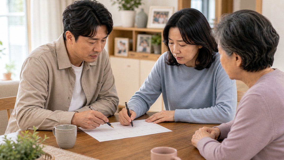 부모 병원 동행 형제 갈등