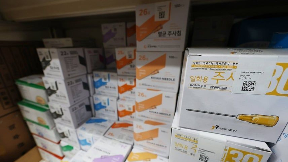 주사기 매점매석