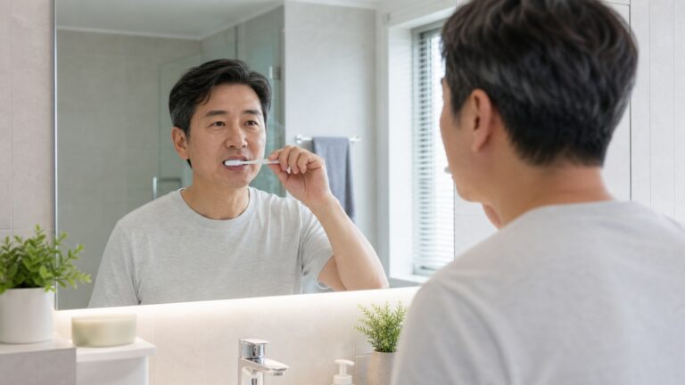 양치 후 구강 습관