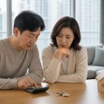 아파트 보유비 확인 장면