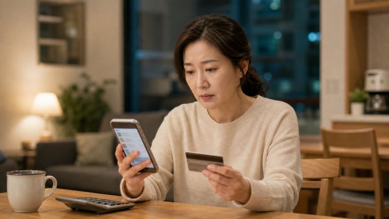 자동결제 확인 장면