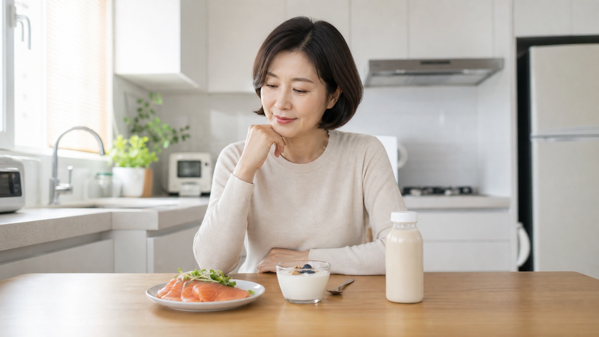 아침 단백질 성분 확인