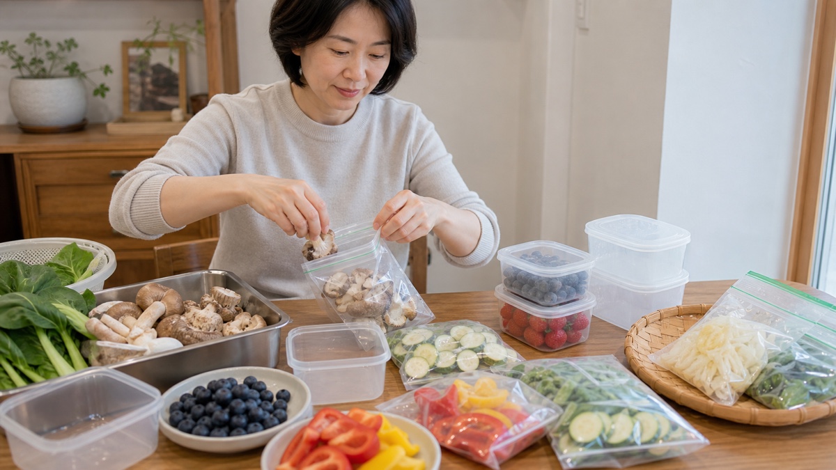 냉동 식재료 보관