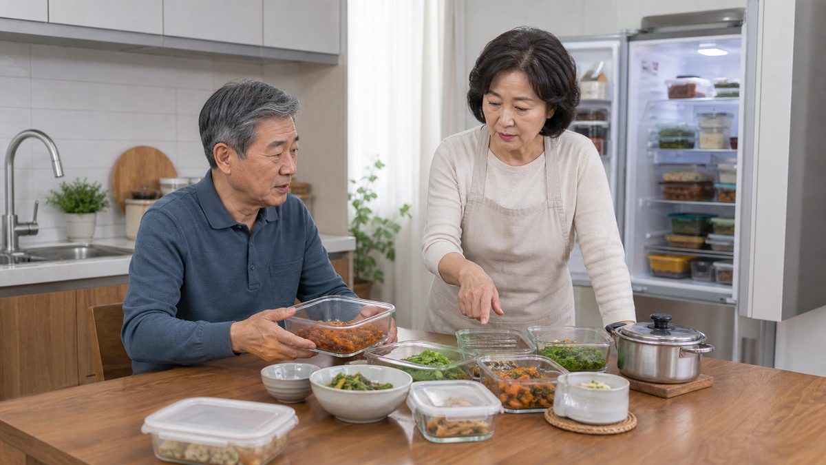 남은 반찬 보관