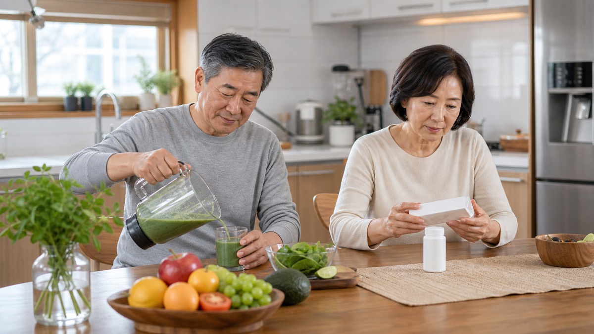아침 건강음료