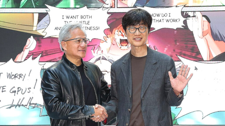 젠슨 황 엔비디아 CEO, 이해진 네이버 의장