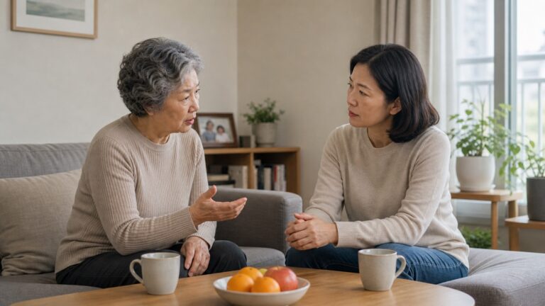 노후 의존 관계