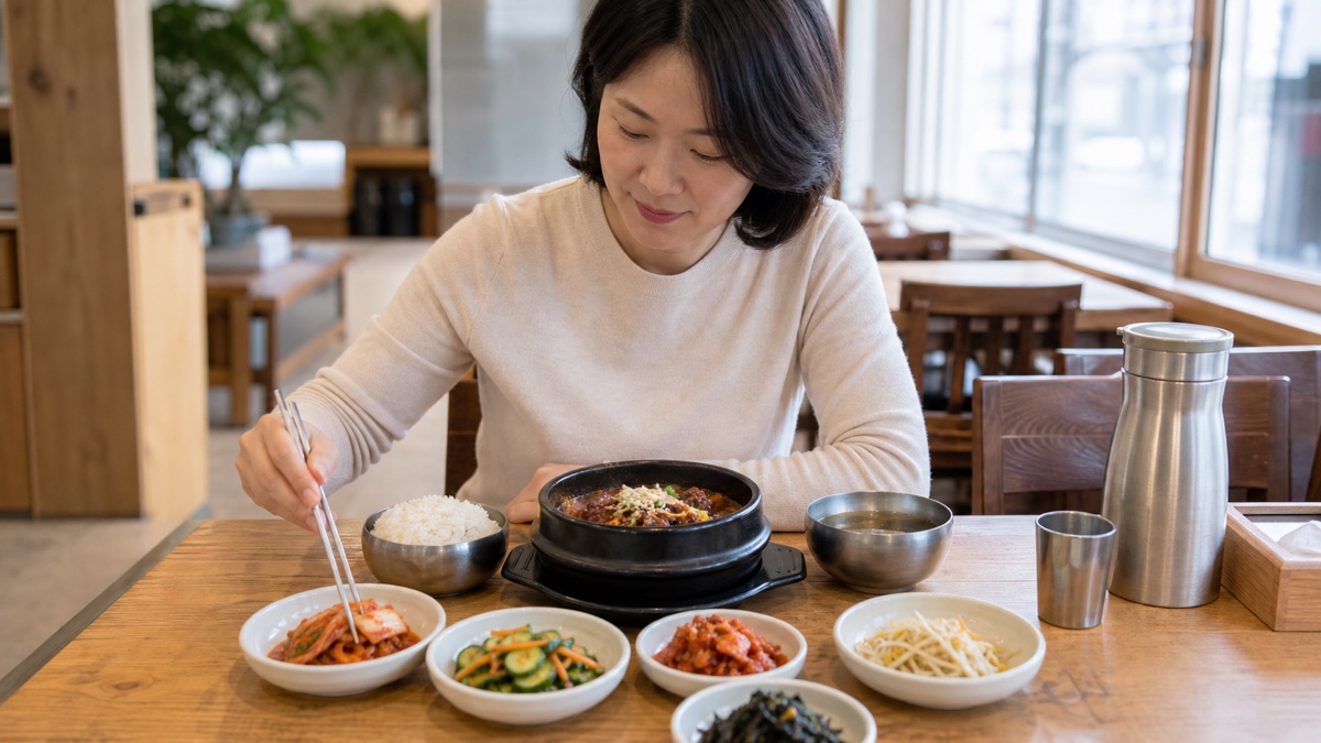 식당 기본 반찬 선택
