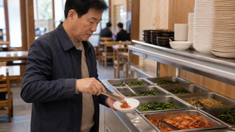 식당 기본 반찬 선택