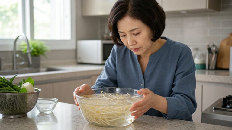 콩나물 보관 점검