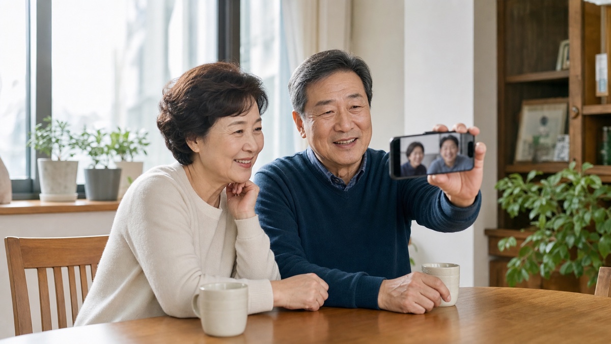 자녀 새 주소 공유