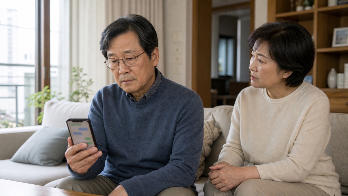 자녀 새 주소 공유