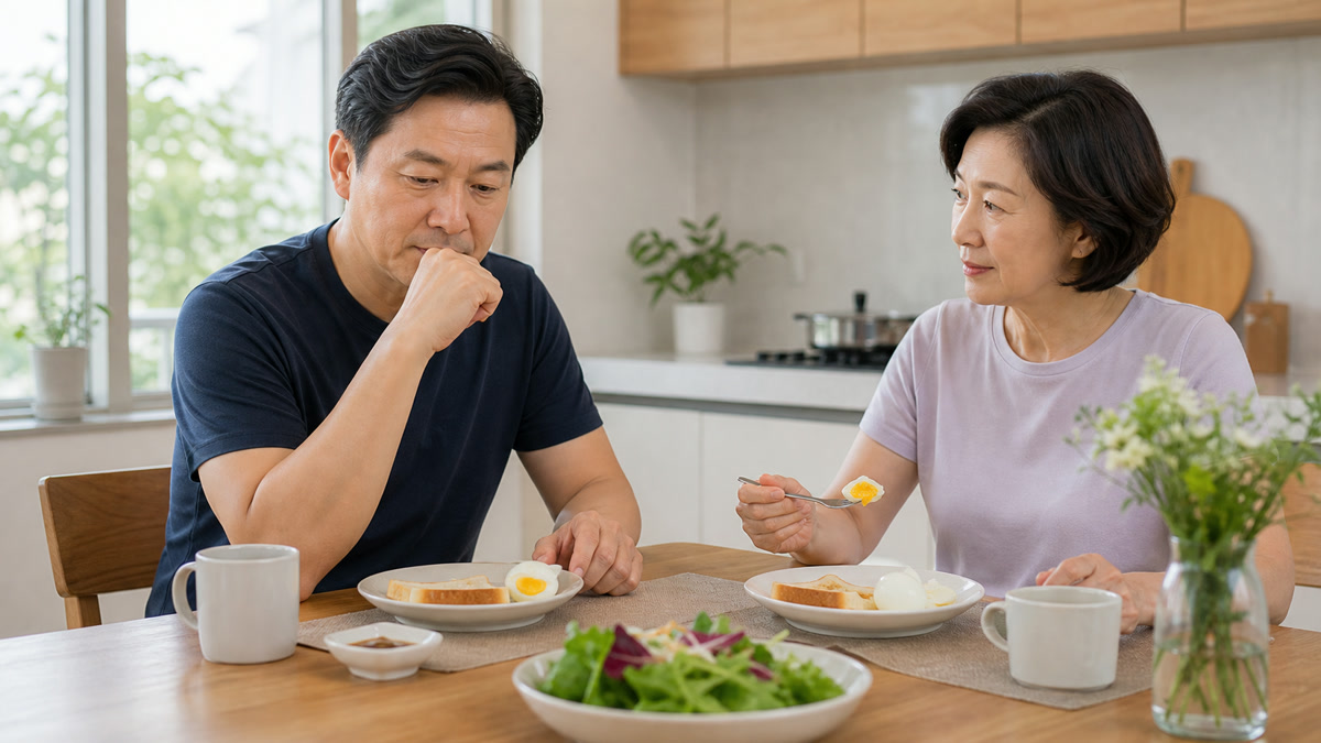 아침상 곁들임 점검