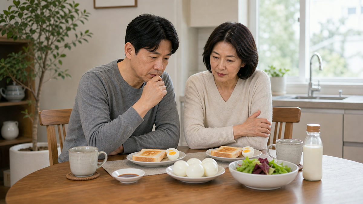 아침상 곁들임 점검