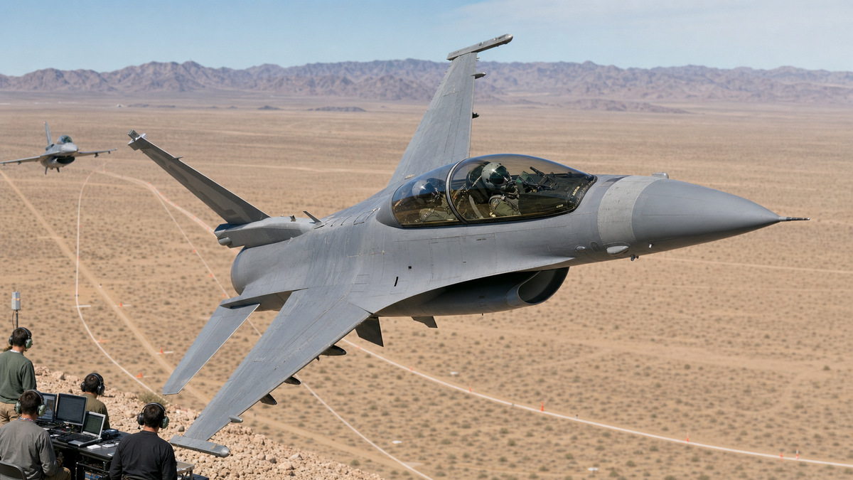 미 공군 VENOM F-16의 자율비행 시험과 기체 개조
