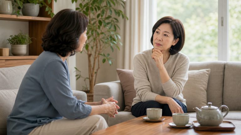 친구 집 대화 경계