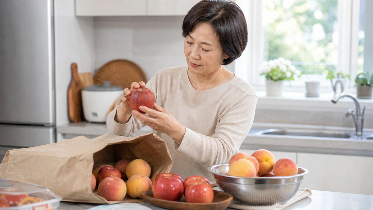 과일 보관 점검