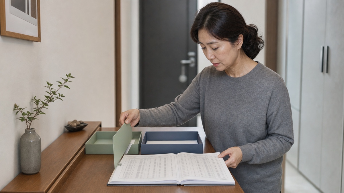 장례 뒤 기록 분리