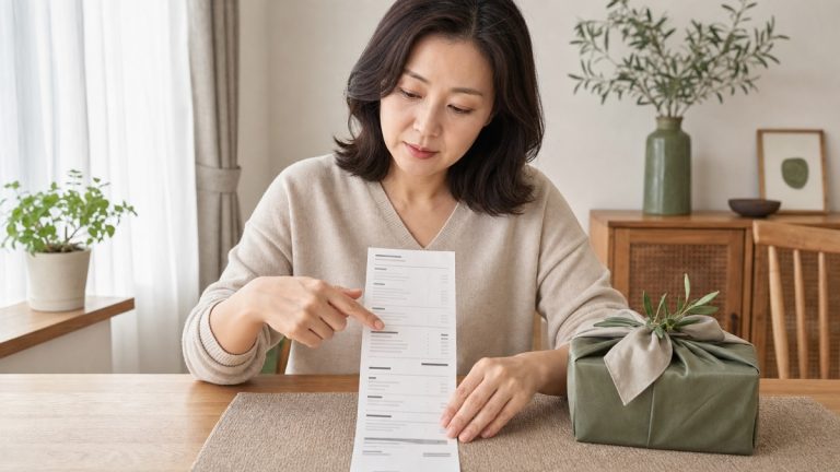 단체 선물 비용 정산