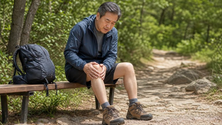 등산 후 무릎 부담 정리