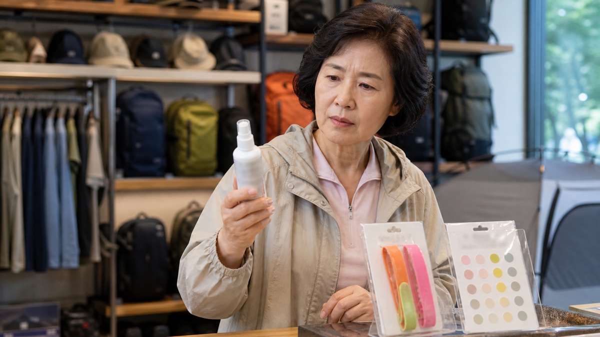 의약외품 모기 기피제 확인