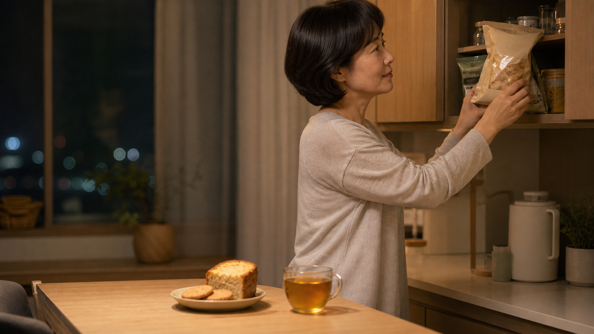 "몸속 장기 녹이는 최악의 버릇"…밤에 먹으면 위험한 음식 TOP4 4 늦은 밤 빵·과자 덜기