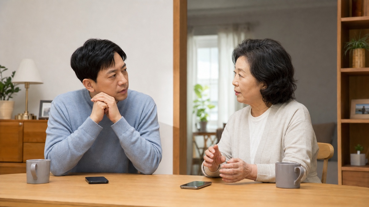 "혹시 바쁠까 봐 번호만 보다가…" 성인 자녀 둔 부모들이 전화기만 쳐다보는 이유 4 부모와 성인 자녀의 연락 약속