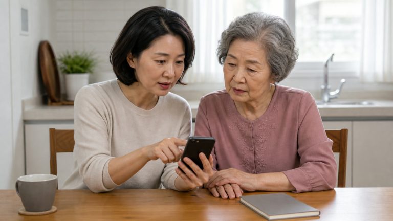 부모님 휴대폰 요금 확인
