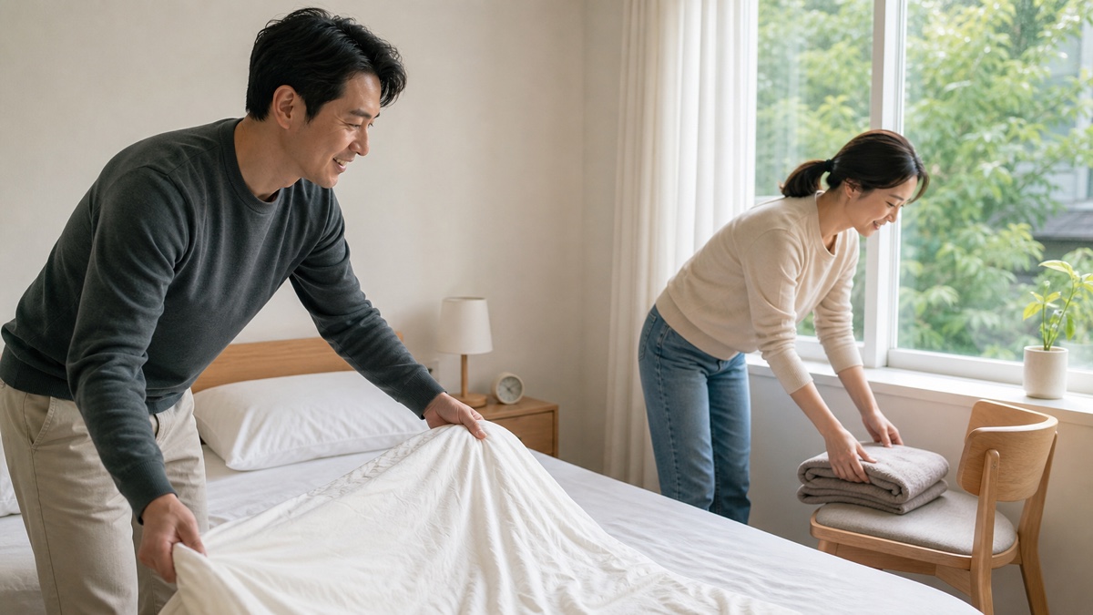 친척 숙박 사전 합의