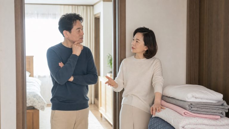 친척 숙박 사전 합의