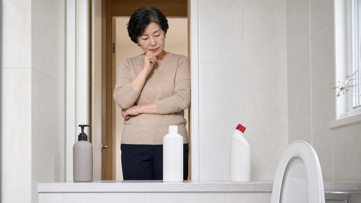 욕실 세제 혼합 주의