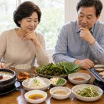 보양식 국물·찍장 확인 장면