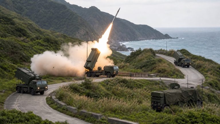 대만 HIMARS 분산지휘 훈련