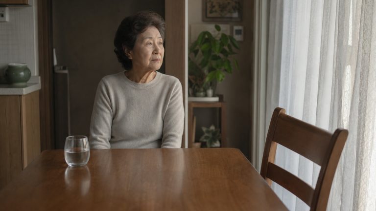 오래 산 부부가 평범한 돌봄에 대한 감사의 말을 오늘 건네는 장면